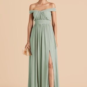 Brand New "Convertible" Birdy Grey Sage Maxi Dress